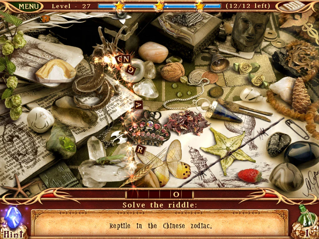 Hidden Object Crosswords 2 screenshot 1
